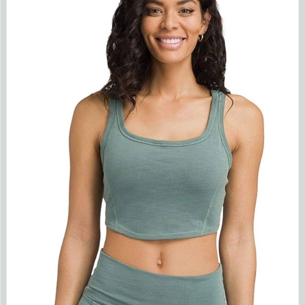 Prana Becksa Bralette Dusty Aloe Heather Small